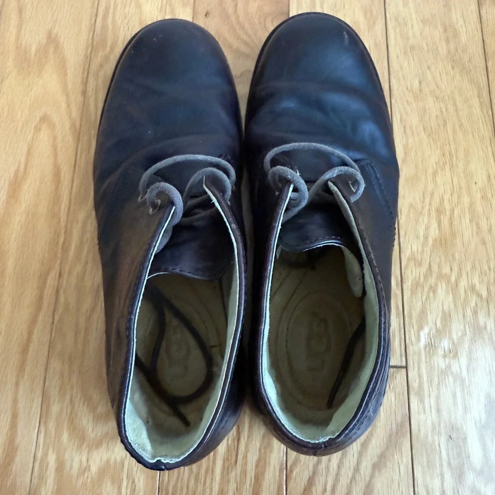 UGG‎ Leather Rugged Academia Outdoors Hiking Chukka Boots 7 Brown
